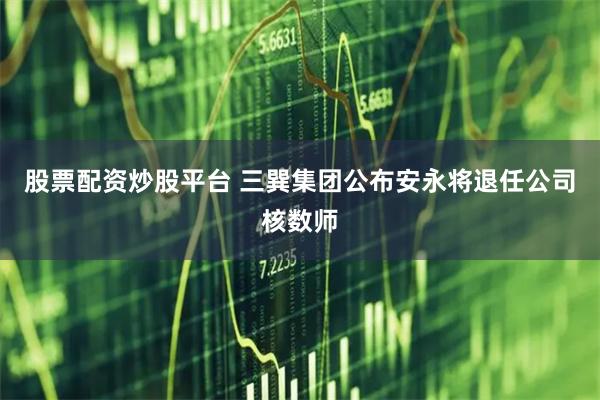 股票配资炒股平台 三巽集团公布安永将退任公司核数师